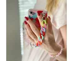 Hurtel Color Chain dėklas iPhone 13 mini – spalvotas su grandinėle