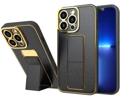 Hurtel Dėklas su stovu iPhone 13 Pro Max – juodas