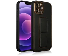 Hurtel Dėklas su stovu iPhone 13 Pro Max – juodas