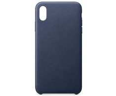 Hurtel ECO PU odos dėklas iPhone 12 mini – tamsiai mėlynas