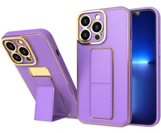 Hurtel Kickstand dėklas iPhone 13 Pro – violetinis