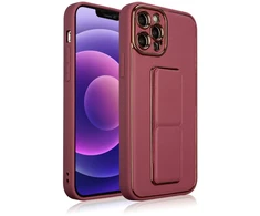 Hurtel Kickstand dėklas iPhone 13 Pro – raudonas, su stovu