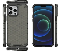 Hurtel Korio rašto dėklas iPhone 13 Pro Max – juodas