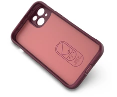 Hurtel Magic Shield Case dėklas iPhone 14 Plus – bordo
