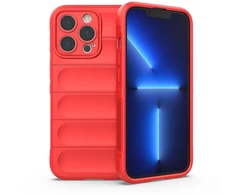 Hurtel Magic Shield dėklas iPhone 13 Pro Max – raudonas