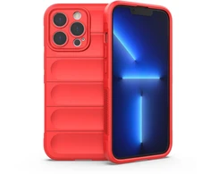 Hurtel Magic Shield TPU dėklas iPhone 13 Pro – raudonas