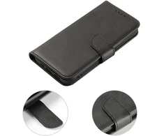 Hurtel Magnet Case atverčiamas dėklas iPhone 15 Plus – juodas