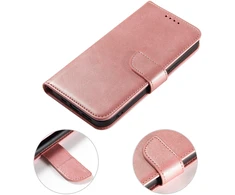 Hurtel Magnet Case dėklas iPhone 15 Pro – rožinis su pinigine