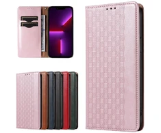 Hurtel Magnet Strap atverčiamas dėklas iPhone 14 Plus – rožinis