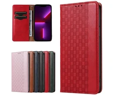 Hurtel Magnet Strap dėklas iPhone 14 Pro Max – raudonas