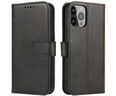Hurtel Magnet atverčiamas and wallet Tecno Spark 10 Pro – dėklas telefonui juodos spalvos