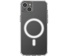 Hurtel MagSafe iPhone 15 Plus skaidrus magnetinis dėklas