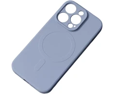 Hurtel MagSafe Compatible silikoninis Apple iPhone 15 Plus - dėklas telefonui pilkos spalvos