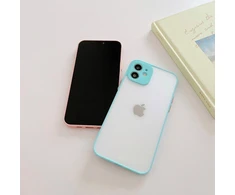 Hurtel Milky Case silikoninis dėklas Galaxy A42 5G – mėlynas