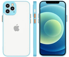 Hurtel Milky Case silikoninis dėklas Galaxy A22 4G – mėlynas