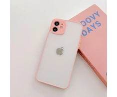 Hurtel Milky Case silikoninis skaidrus dėklas Galaxy A42 5G – rožinis