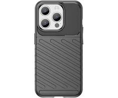 Hurtel Šarvuotas dėklas iPhone 15 Pro Thunder Case – juodas