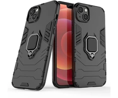 Hurtel Šarvuotas dėklas su žiedu iPhone 14 Pro – juodas