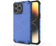 Hurtel Šarvuotas Honeycomb dėklas iPhone 14 Pro – mėlynas