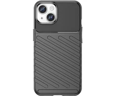 Hurtel Šarvuotas TPU dėklas iPhone 15 Plus „Thunder Case“ – juodas