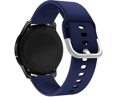 Hurtel Silikoninė apyrankė Galaxy Watch 45–47 mm – tamsiai mėlyna