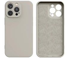 Hurtel Silikoninis dėklas iPhone 14 Plus – smėlio