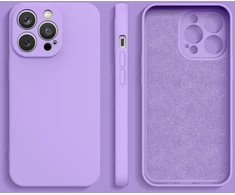 Hurtel Silikoninis dėklas iPhone 14 Plus – violetinis