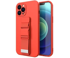 Hurtel Silikoninis dėklas su virvute Galaxy A33 5G – raudonas