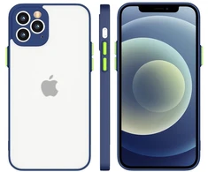 Hurtel Silikoninis Milky Case dėklas Galaxy A42 5G – mėlynas