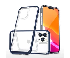 Hurtel Skaidrus 3in1 dėklas iPhone 13 Pro Max – mėlynas