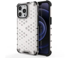 Hurtel Skaidrus Honeycomb dėklas iPhone 13 Pro – TPU/PC