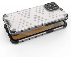 Hurtel Skaidrus šarvuotas dėklas iPhone 14 Plus „Honeycomb“