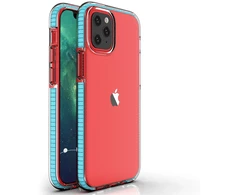 Hurtel Skaidrus TPU dėklas iPhone 13 mini – šviesiai mėlynas