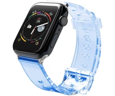 Hurtel Apyrankė Apple Watch 6 / 5 / 4 / 3 / 2 / SE (40mm / 38mm) mėlynos spalvos