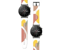 Hurtel Strap Moro dirželis Huawei Watch GT2 Pro silikoninė laikrodžio apyrankė 8 raštas