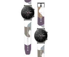 Hurtel Strap Moro dirželis Huawei Watch GT2 Pro silikoninė laikrodžio apyrankė 10 raštas