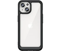 Hurtel Sustiprintas dėklas iPhone 15 Plus Outer Space – juodas