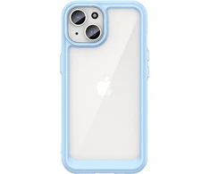 Hurtel Sustiprintas dėklas iPhone 15 Plus Outer Space – mėlynas