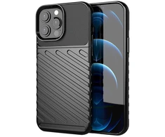 Hurtel Thunder Case TPU dėklas iPhone 13 Pro Max – juodas