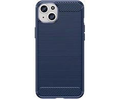 Hurtel TPU dėklas iPhone 15 Plus Carbon Case – mėlynas