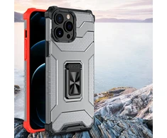 Hurtel Žalias hibridinis dėklas iPhone 13 Pro su žiedu