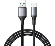 Joyroom S-A28 Flash Series 3A USB-A – USB-C cable 1m – juodos spalvos