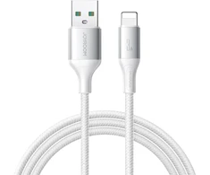 Joyroom S-A28 Flash serijos 3A USB-A - Lightning kabelis 1m - baltas