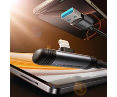 Joyroom Laidas S-A56 EnjoyX Series 90° USB-A - Lightning 3A 1.2m juodas