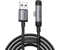 Joyroom Laidas S-A56 EnjoyX Series 90° USB-A - Lightning 3A 1.2m juodas