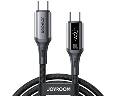 Joyroom S-A60 StarTalk 100W USB-C - USB-C kabelis 1.2m - Juodas
