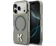 Dėklas Karl Lagerfeld IML K Head Logo MagSafe Case for iPhone 17 Pro - Juodas