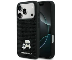 Dėklas Karl Lagerfeld case for IPHONE 17 Pro KLHCP17L6PRKCLK (Rhinestone W/ K&amp;C PIN) juodas