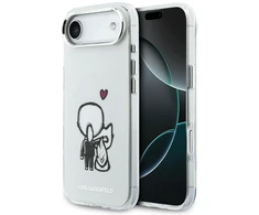 Dėklas Karl Lagerfeld Karl &amp; Choupette Back MagSafe Case for iPhone Air - Clear