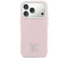 Dėklas Karl Lagerfeld Karl Head Logo MagSafe Case for iPhone 17 - Rožinė